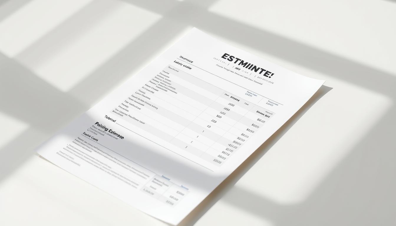 orçamento de pintura